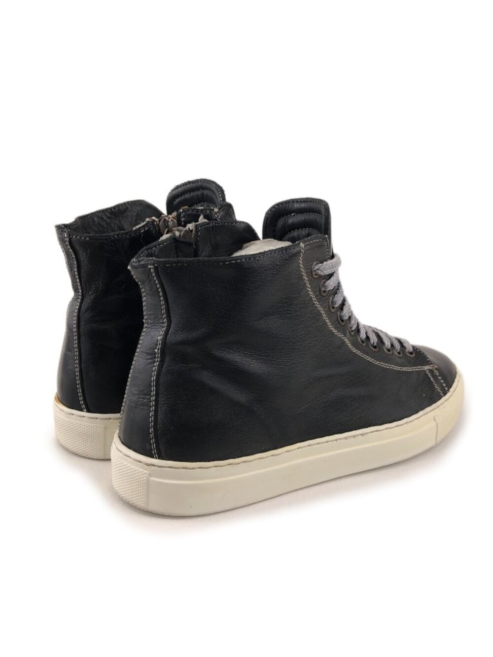 Benheart Lombardi Leather High-Top Zip Sneakers EUR 39 - Picture 5 of 12